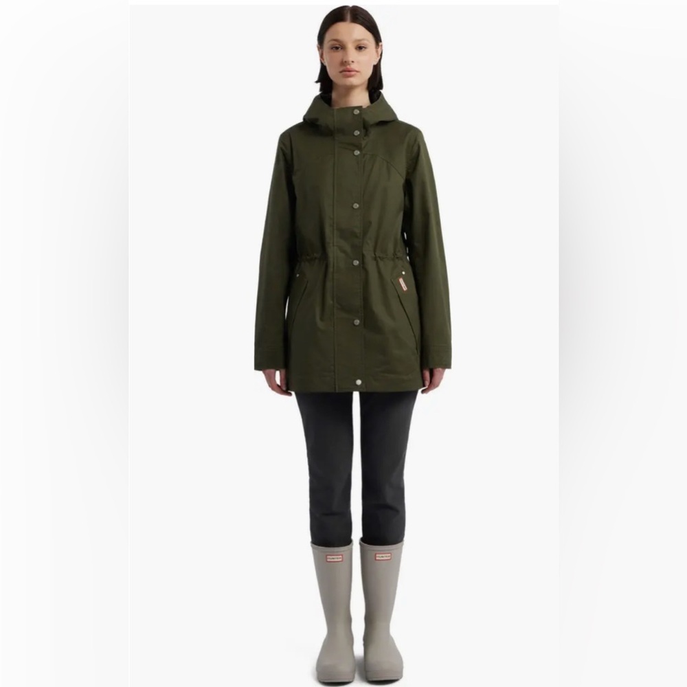 Hunter Adela Hooded Waterproof Jacket🖤